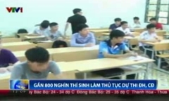 Gần 800 nghìn thí sinh làm thủ tục thi đại học, cao đẳng